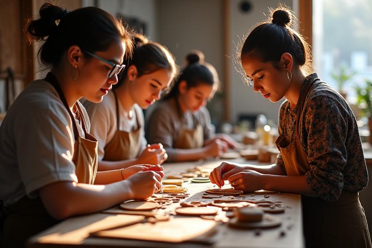 Tím LipaCraft Atelier v dielni